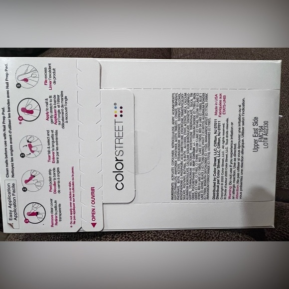 New Color Street nail polish strips. New in package. Upper East Side - Picture 2 of 3